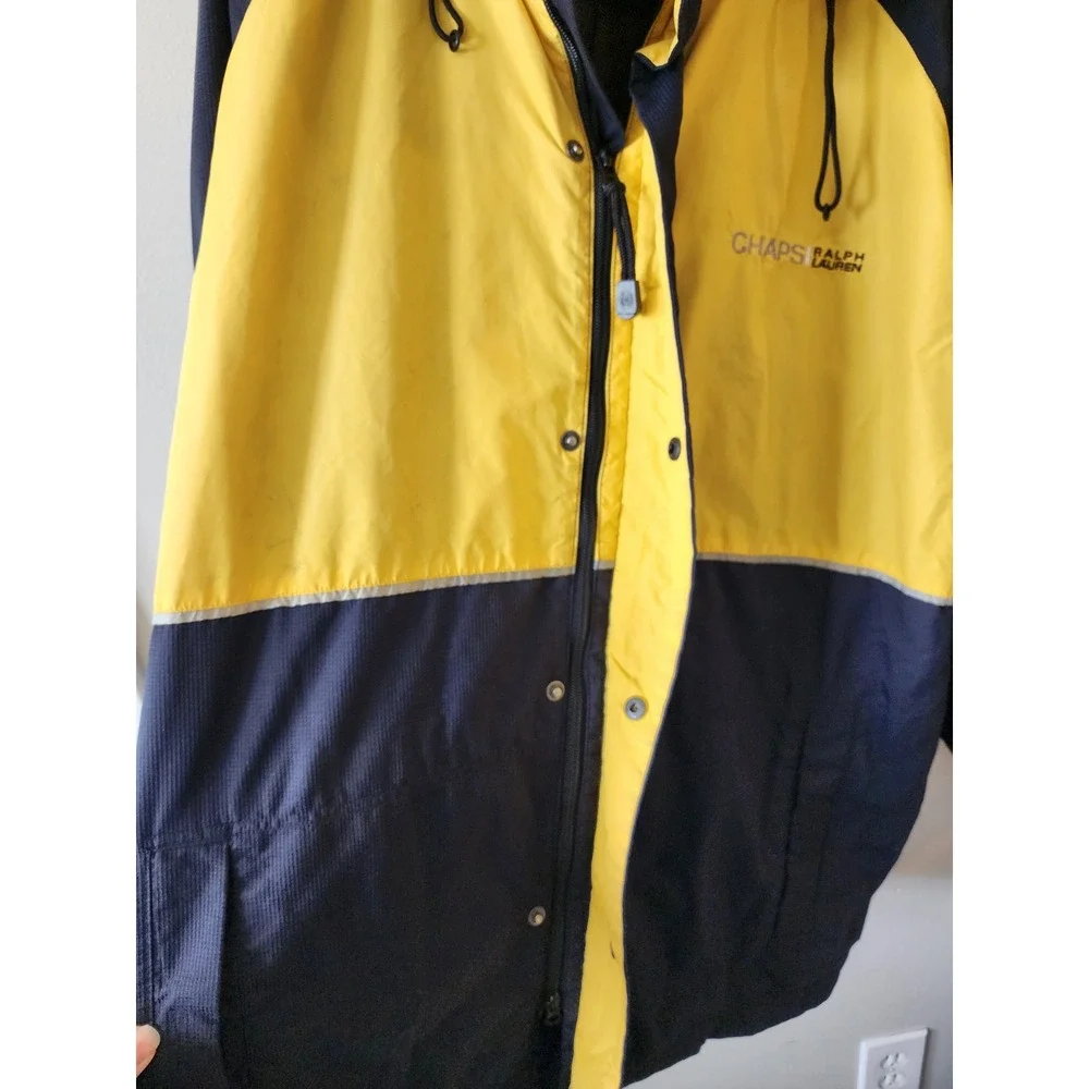 Chaps Ralph Lauren jacket men's XL colorblock windbreaker Vintage 90s/Y2K ,